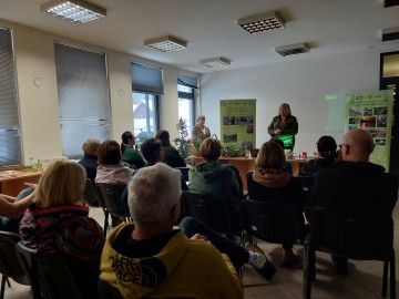 Relacja z zimowych warsztatów ziołowych w PKWŁ 9.12.2023 r., 